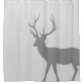 Wild Deer Silhouette Douchegordijn (Voorkant)