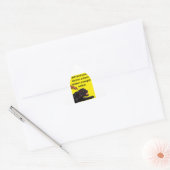 Wild Demon tickers Driehoek Sticker (Envelop)