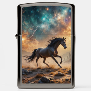 Wild Desert Stallion Nebula sterren bliksem
