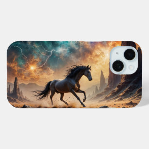 Wild Desert Stallion Nebula sterren bliksem