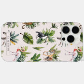 wild dier | Oerwoud groen monogram Case-Mate iPhone Case (Achterkant (horizontaal))