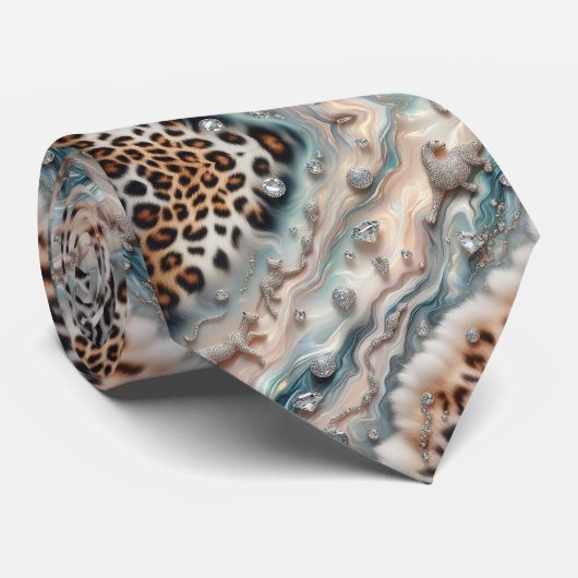 Wild Dierenprint Opal Gestippelde Das (Opgerold)