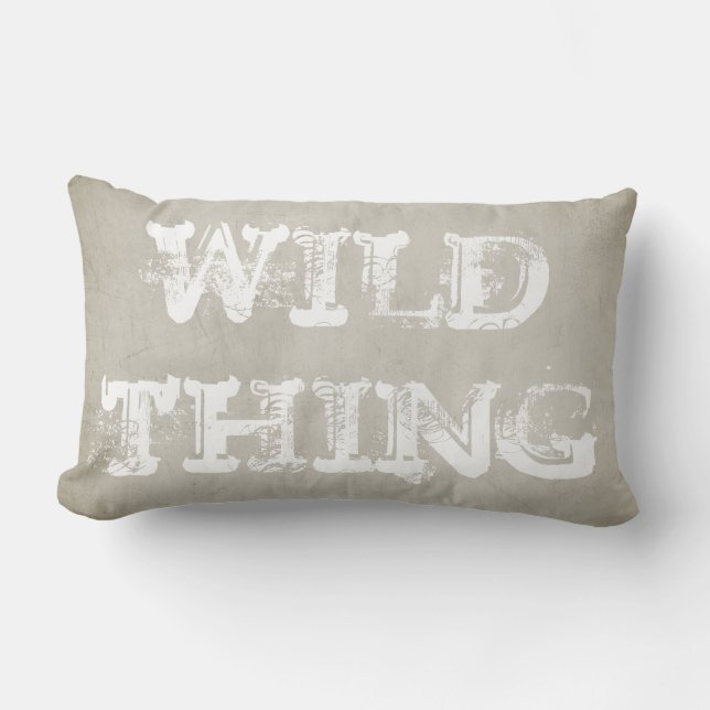 wild ding gooit kussens schuin ontwerp (Voorkant)