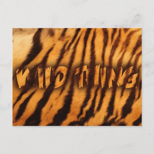 WILD DINGEN BRIEFKAART (Voorkant)