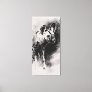 Wild Dog Canvas Afdruk