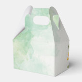 wild een 1e verjaardag oerwoud safari Verjaardagsf Bedankdoosjes (Achterkant)