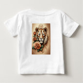 Wild Elegance: Leeuwin & Roos Tattoo-geïnspireerd (Achterkant)