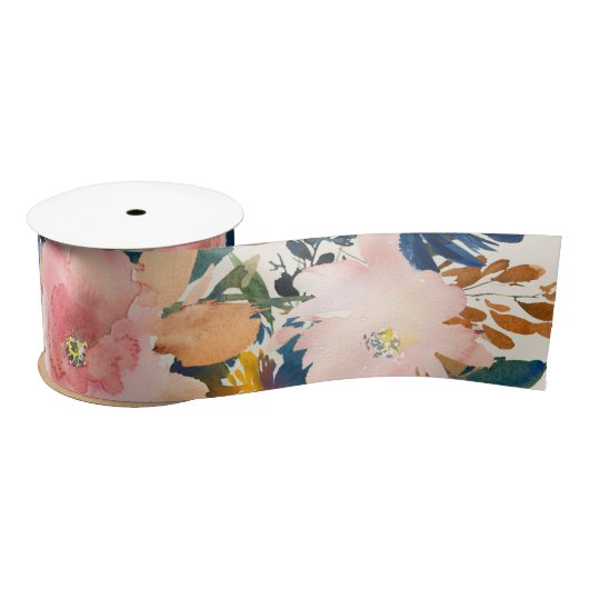 Wild Elegance | Navy Blush & Gold Floral Lint (Spoel)
