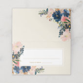 Wild Elegance | Navy Blush & Gold Wedding (Buitenkant ongevouwen)