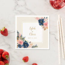Wild Elegance | Navy Blush & Gold Wedding
