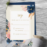 Wild Elegance | RSVP-auto van Navy Blush & Gold We