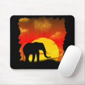 Wild Elephant Mousepad Muismat (Met muis)