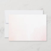 Wild en drie invoegen kaart RSVP Feathers Wild One (Achterkant)