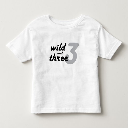 Wild en Drie Kinder Shirts (Voorkant)