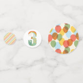 Wild en Drie Natuur Verjaardagsfeest Confetti (Achterkanten)