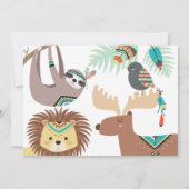 Wild en een verjaardag uitnodiging (Achterkant)