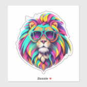 Wild en Free Lion-thema Sticker Set (Vel)