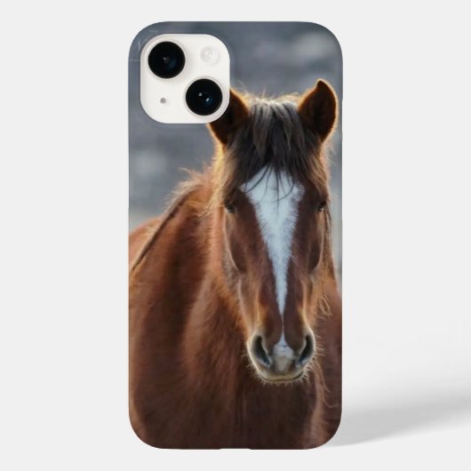 Wild en gratis Mustang Paard Iphone 1 Case-Mate iPhone Case (Achterkant)