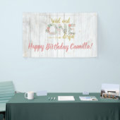 Wild en Onederful Birthday Wood Banner (Beurs)