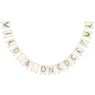 Wild en Oneerlijke Meisje Verjaardagsbanner Vlaggetjes