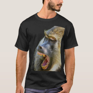 Wild en Stoer – Baviaan Bedrukt Overhemd T-shirt