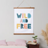 Wild en vrij hangend wandkleed (Slaapkamer)