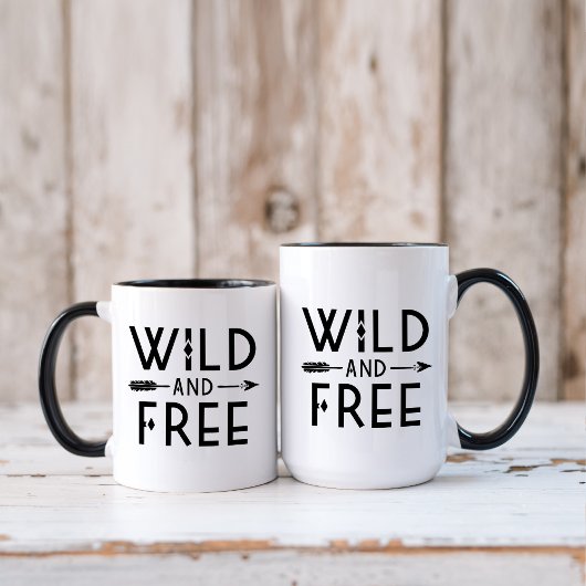 Wild en vrij mok