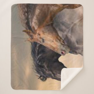 Wild en vrij sherpa deken