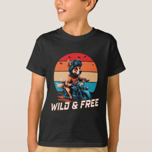 Wild en vrij t-shirt