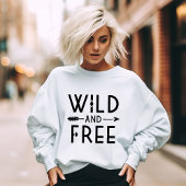 Wild en vrij t-shirt