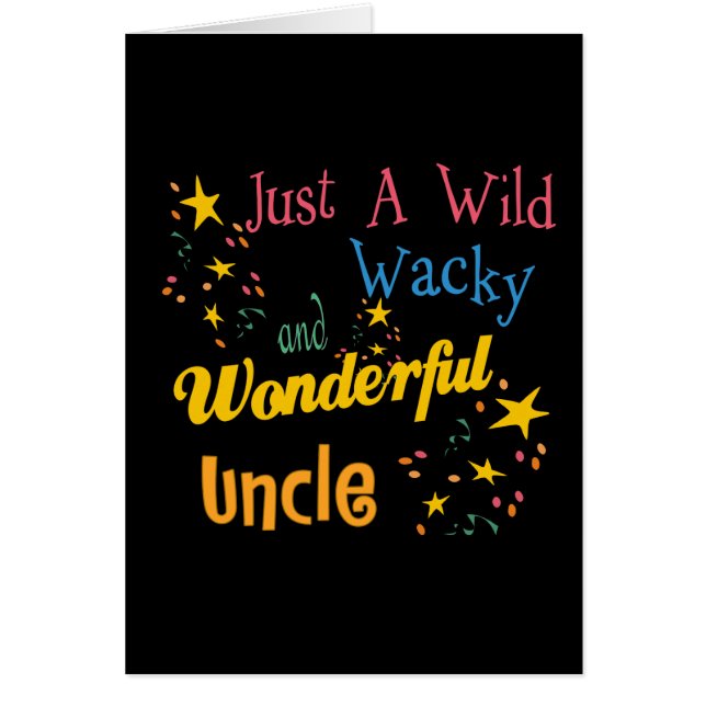 Wild en Wacky oom (Voorkant)