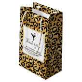Wild & Exotic Leopard Print Pattern Bachelorette Klein Cadeauzakje (Achterkant Gekanteld)