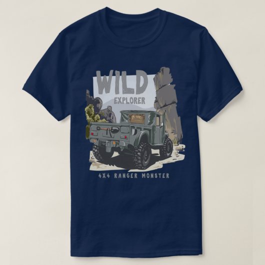 Wild Explorer T-shirt (Design voorkant)