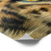 Wild Eyes - Poster d'art Leopard / Imprimer (Coin)