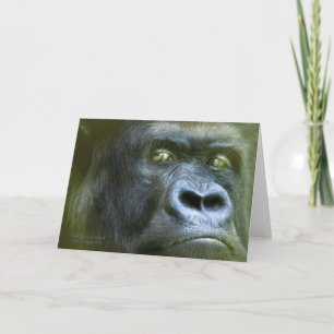 Wild Eyes - Silverback ArtCard Kaart