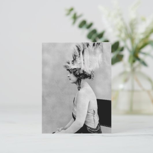 Wild Feather Pet, begin jaren 1900 Briefkaart (Staand voorkant)