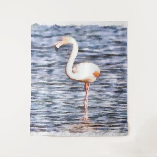 Wild Flamingo Wandkleed (Voorkant)