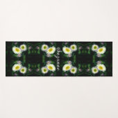 Wild Fleabane Daisy Flower Abstract gepersonalisee Yogamat (Voorkant (horizontaal))