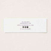 Wild Floral · Oorbel Hoops Studs Display Kaart (Achterkant)