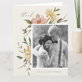 Wild Florals Dank je kaart