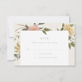 Wild Florals RSVP-kaart RSVP Kaartje