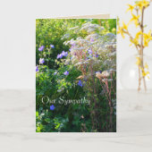 Wild Flower Field Sympathcard Kaart (Gele Bloem)