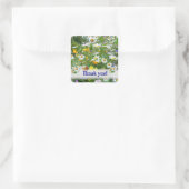 WILD FLOWER MEADOW ~ Square Dank u Sticker (Tas)