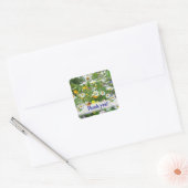 WILD FLOWER MEADOW ~ Square Dank u Sticker (Envelop)