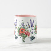 Wild Flowers Botanische Tuin Natuur Mok (Midden)