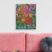 Wild Flowers Canvas Afdruk (Insitu (Woonkamer))