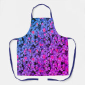 Wild Flowers Chef Schort Paarse & Roze Baking Gift (Voorkant)