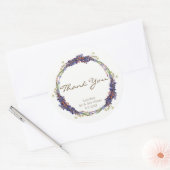 Wild Flowers Daisy Krans Dank u voor stickers (Envelop)