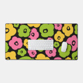 Wild Flowers Pattern Bureaumat (Keyboard & Muis)