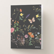 Wild Flowers Pressed Floral Naam Pocket Map